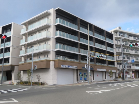 朝霧　駅前　新築分譲マンション　スケルトン　１Ｆ　貸店舗