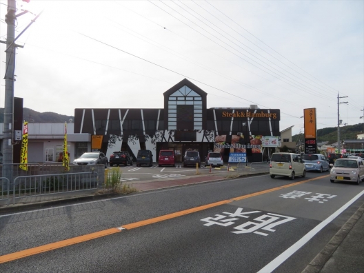 亀岡市　亀岡駅南　国道9号　ステーキハウス　居抜き店舗