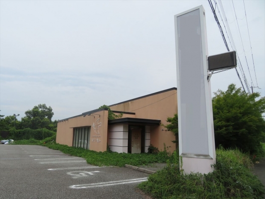 多田　県道12号　飲食店向き　鉄骨平家一戸建　貸店舗