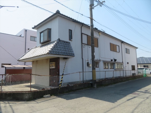加古川北　県道515号　元和菓子店　木造２階建　店舗付住宅