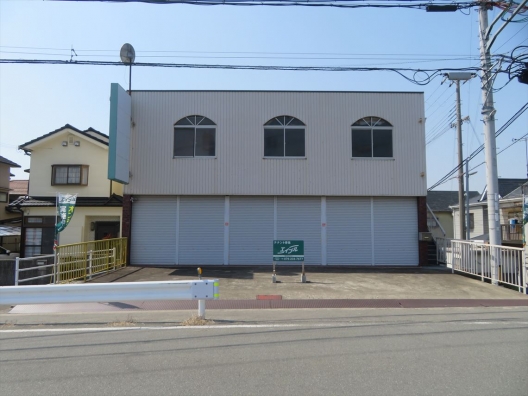 曽根　元営業所　鉄骨２階建　貸店舗・事務所