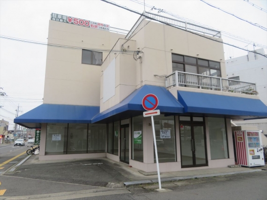 野洲市　野洲駅北　県道2号　元小売店　１Ｆ　貸店舗・事務所